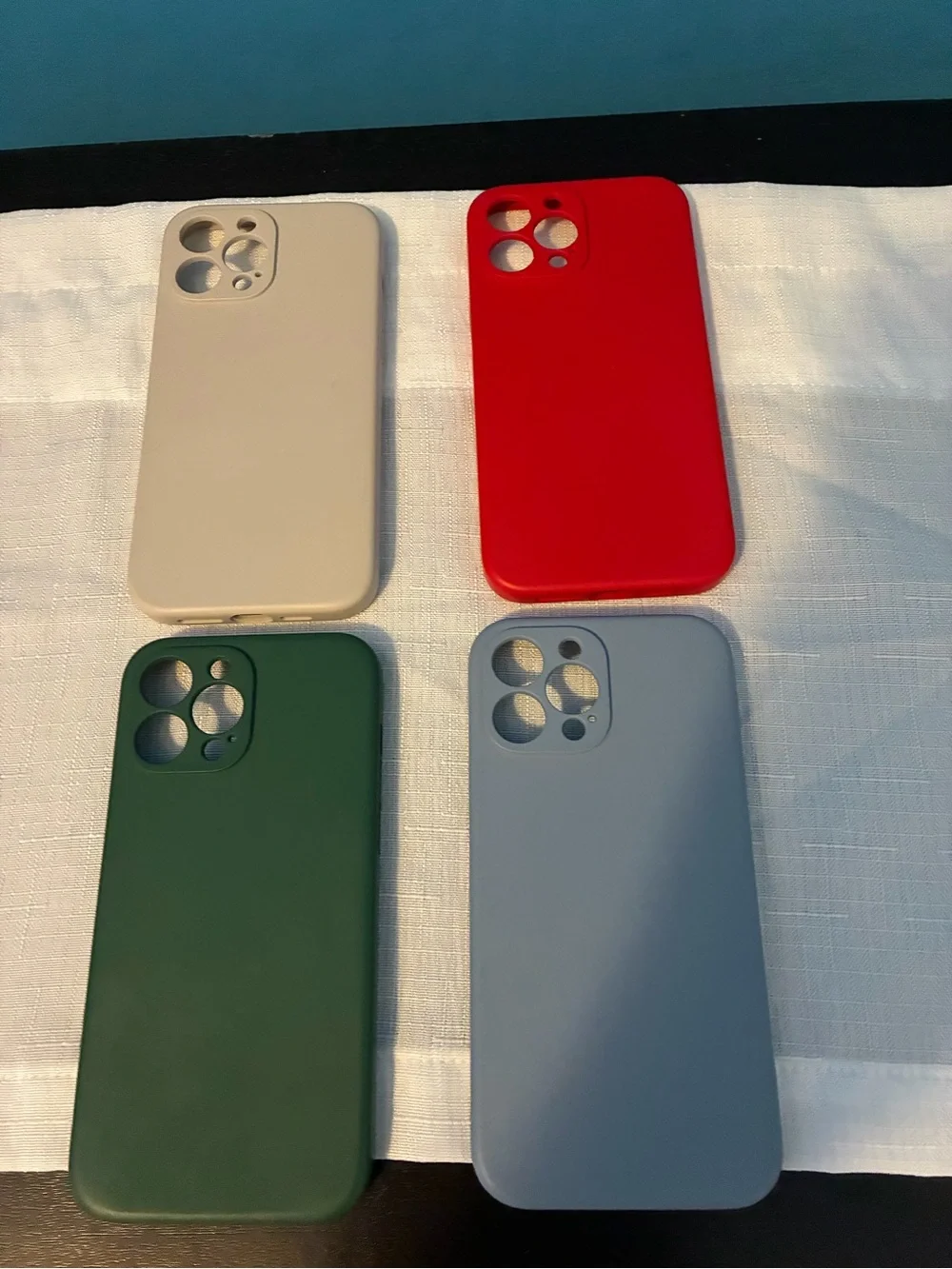 Everyday Silicone Phone Case — Red, Green, Beige, Blue Options, brand SURPHY
